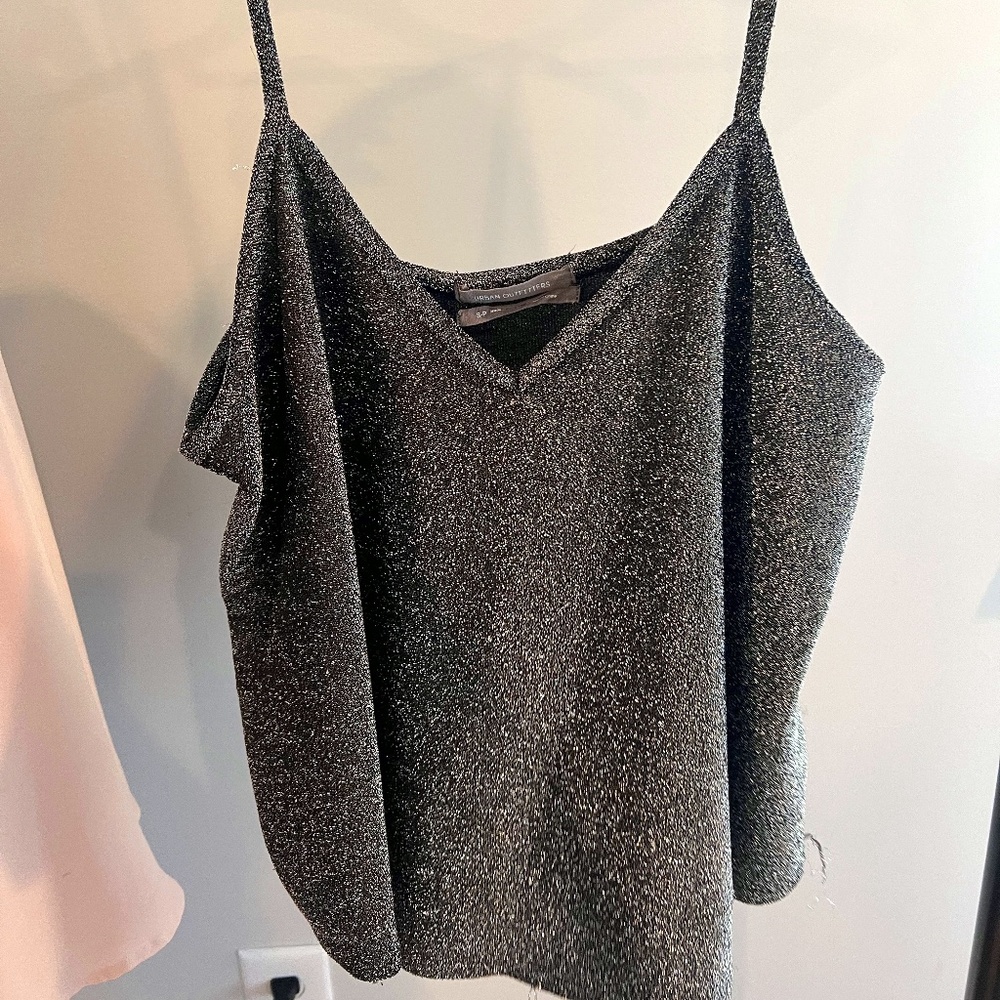Urban Outfitters Sparkly Tank Crop